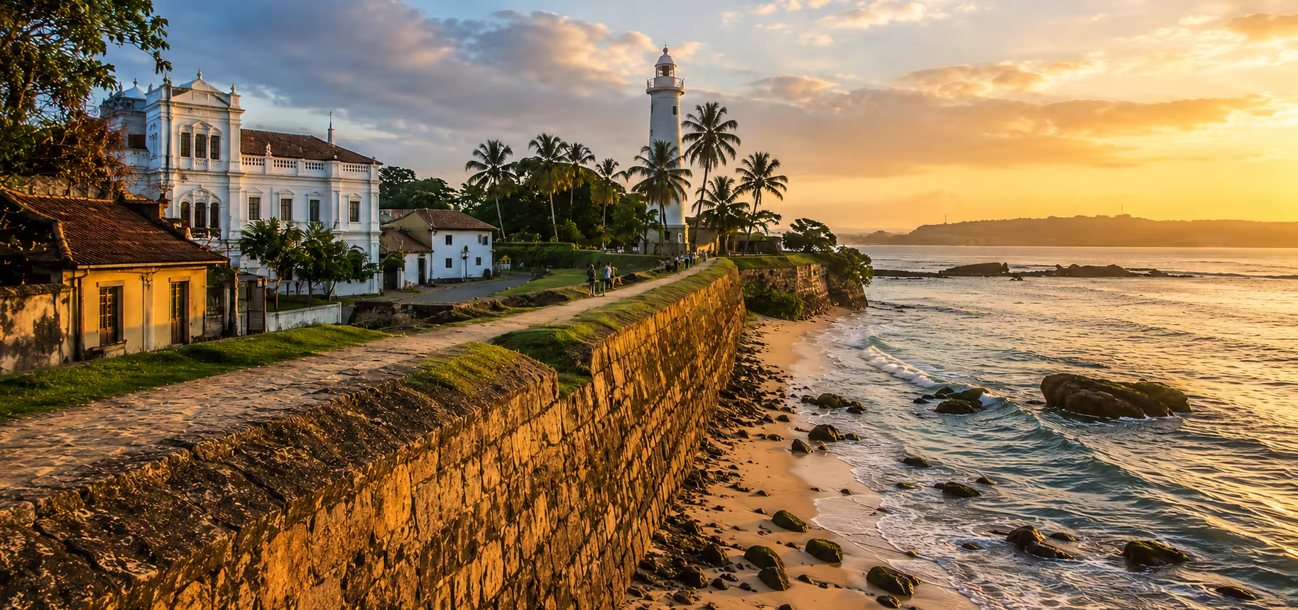 Galle Fort and coastal Sri Lanka